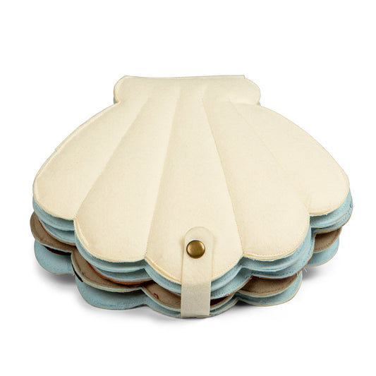 Aktivitetsbok i filt - skjell